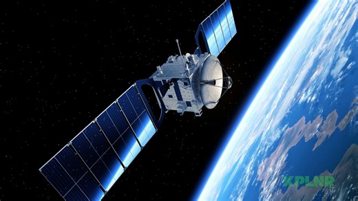 How do satellites orbit the Earth?