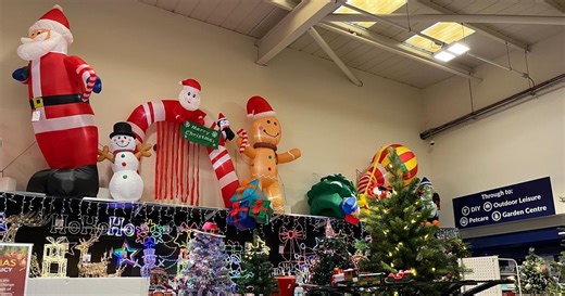 Massive Cambridgeshire The Range store where Christmas has come early