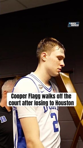 Cooper Flagg after Duke was eliminated 💔