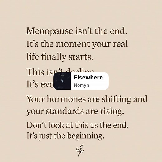 Menopause isn’t the end. It’s the moment your real life finally starts. Your hormones shift. Your standards rise. Your identity sharpens. This stage isn’t a decline it’s an evolution. A reset. A rebuilding. A becoming. If you’re in this season right now, don’t fear it. Step into it. This is just the beginning. 💛✨ #MenopauseJourney #PerimenopauseSupport #WomensHealth #RootCauseHealing #MidlifeStrength | Caroline Sarah Innes