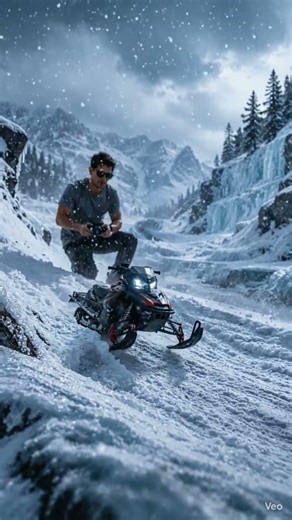 RC Snowmobile Survives Frozen Mountains ❄️😱