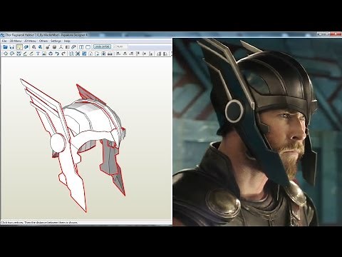 Thor Ragnarok - Thor Helmet - Pepakura Files