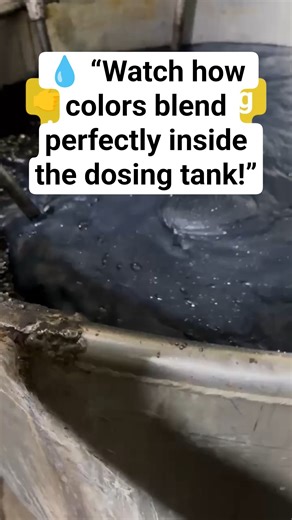 "Color Mixing in Dosing Tank | Textile Process Explained 🧵🎨"#ColorMixing #TextileProcess