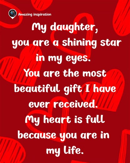 My Daughter 👧💖 You are a shining star in my eyes ✨🌙 The most beautiful gift I’ve ever received 🎁💕 My heart is full because you are in my life ❤️🙏 | Amazing Seen