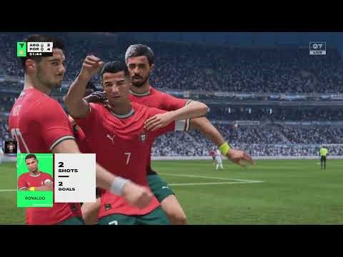 Argentina vs Portugal | Messi vs Ronaldo | FC 26 PS5 4K HDR Gameplay #fc26 #viral #fyp #ps5 #4k