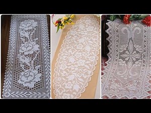 Modern Crochet Table Runner Pattern to Decorate your Dining Table Crochet Tutorial for Beginners