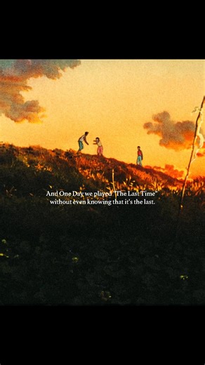 @calcifer_spark on Instagram: "Sometimes the most ordinary moments become our most unforgettable memories — only in hindsight do we realize their weight. 💔 #anime #animeedits #real #ghiblistudio #ghibli #realquote"