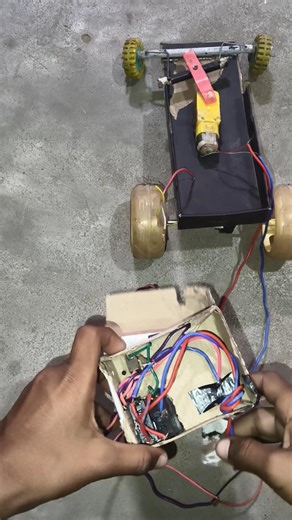 steering system remote control RC car kaise banaye 😱#viralvideo #trending #rccar