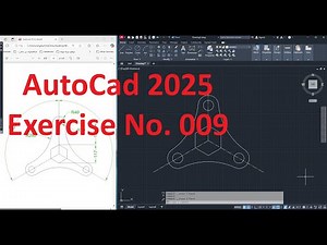 100 Autocad Exercises 2025 || Autocad Exercise No.009