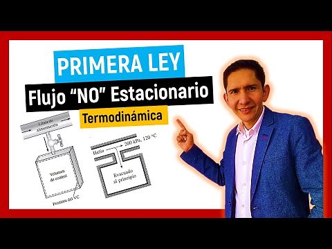 👉 Flujo NO estacionario [Termodinámica] Ejercicio PASO a PASO