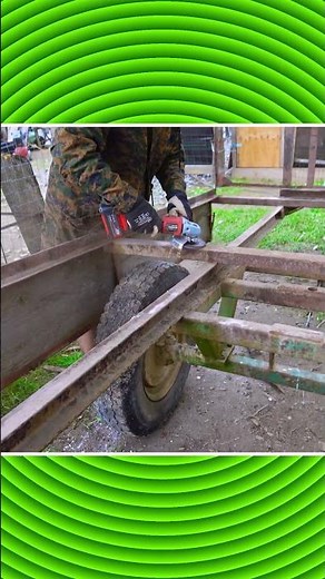 Restoring an Old Trailer Frame With Power Tools