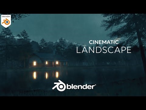 Cinematic Landscape in Blender | Complete Environment Tutorial | Blender Tutorial