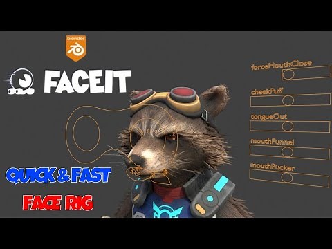 Blender Tutorial : Face Rig with FACEIT for Beginners | Faceit Blender