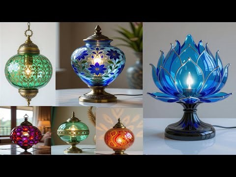 STUNNING Glass Lamp Design Ideas To Brighten Your Home