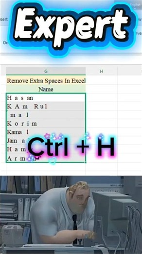 Excel Expert Trick | Remove Extra Spaces in Excel | Office Excel Pro