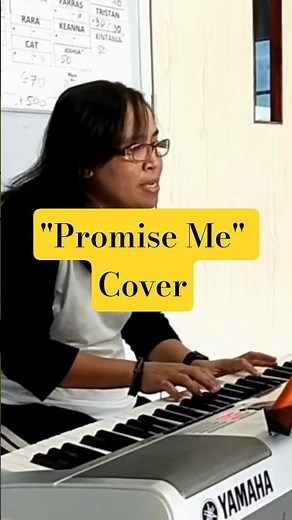 Piano & Vocal Cover of Beverley Craven’s “Promise Me” #shorts #youtubeshorts