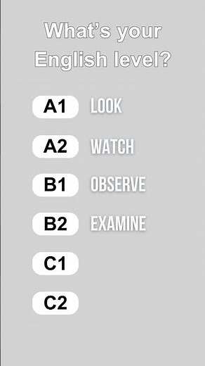 Test Your English Level in 30 Seconds (CEFR Quiz)
