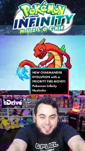Charmander Evolution with Priority Fire Move in Pokemon Infinity Nuzlocke