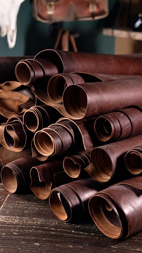 10K views · 21 reactions | This just went live.. - Brand new Horween Leather - Vintage Brown Chromexcel DHF 2-3oz. Only $9.50 CAD per square foot! Grab a slice anytime for your next project! | OA Leather Supply | Facebook