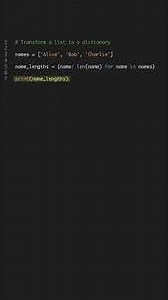 Dict Comprehensions in 60 Secs - Efficient Code #shorts