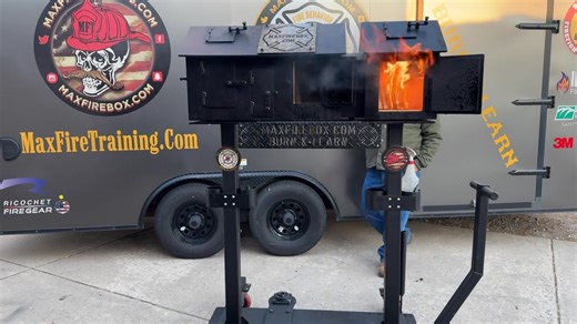 🔥 Max Fire Box – Phase II 🔥 This setup lets us create live-fire conditions you’d never risk inside an acquired structure—perfect for thermal imaging training. We can run it as a one-story or two-story burn. When it’s two-story, there are five separate burn chambers we can isolate. The roof is interchangeable, so we can vent the main house or the garage, or keep it sealed. All of that means reps on the TIC, over and over, until every firefighter sees and understands what’s really happening with