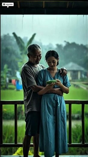 Suasana Hujan di Sawah Pedesaan — Candid Village ASMR Relaxing Rain