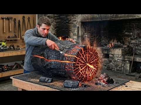 Fusing Rotten and Burnt Wood Into A $5,000 Luxury Masterpiece!
