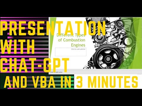 Create Impressive PowerPoint Presentation slides with ChatGPT, Microsoft PowerPoint, and VBA #GPT