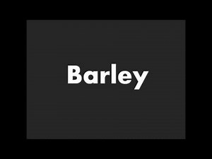 How to Pronounce Barley