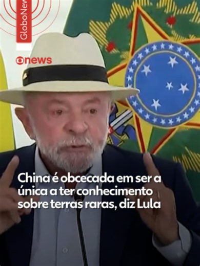 O presidente Luiz Inácio Lula da Silva (PT) afirmou nesta sexta-feira (10) que a China possui uma