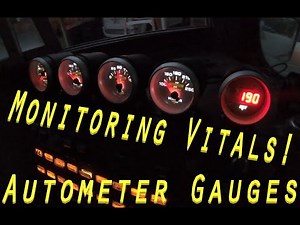 Installing A Full Array Of Autometer Ultra-Lite II Gauges! - Skoolie Toy Hauler Build