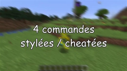 Dites-moi si vous voulez d'autres astuces Minecraft