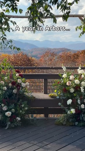 A year of ceremony flowers! Whew!! #ashevilleflorist Weddingarbor #ashevillewedding #floraldesign #ashevilleweddings #828isgreat #ashevilleweddingflorist #sugarmagnoliaflowerco | Sugar Magnolia Flower Company