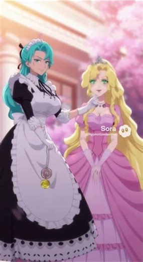 Maid hypnotizes the princess to switch roles