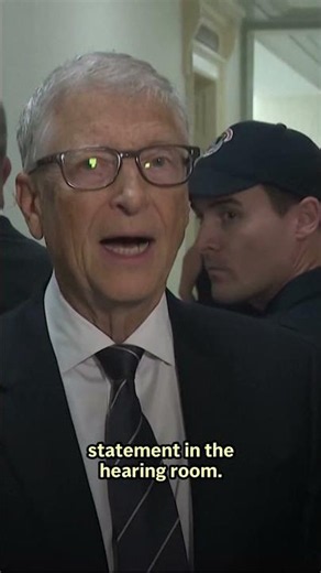 Bill Gates arrives to testify before panel investigating the Jeffrey Epstein files