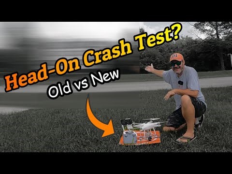 DJI Mini 4 Pro vs Phantom 4 Pro Head on Drone Crash?