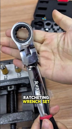 6-in-1 Ratcheting Combination Wrench Set – Multi-Functional, Time-Saving Tool for Easy Adjustments