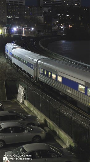 Metro-North Railroad Employee Holiday Train (NY, NY - Marble Hill) #shorts