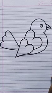 Bird Drawing Easy 👌 . . #drawing #draw #artist #artwork #painting #instagram #india #love #trending #viral | Jitendra Patel