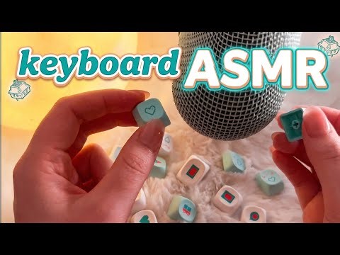 ASMR Keyboard buttons Sounds 😴 for Relaxation & Focus