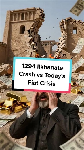 The survival rate of an unbacked fiat currency is zero. In 1294, the Mongol Ilkhanate mandated paper money to fund massive deficits, erasing their entire economy in just sixty days. Today, global sovereign debt exceeds $307 trillion as modern central banks run the exact same mathematical equation. The Ilkhanate proved that while states can mandate paper, they cannot mandate trust. The decoupling has already begun. #TheSeventhStage #Macroeconomics #FiatCurrency #EconomicCollapse #BRICS #Ilkhanate