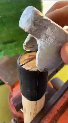 tricks for installing a hoe handle #shorts
