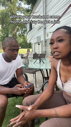 He ain’t got no job man #funny #couple #marriage #comedy #comedycouple #couplelife