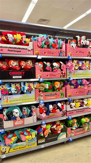 Walmart Over Everything ♥ Liz | I am so happy to see so many plushie bouquets this year, these make adorable Valentine’s Day gifts♥️ comment LOVE and I’ll DM you so that... | Instagram