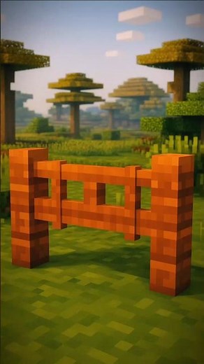 How To Craft Acacia Fence Gate In Minecraft (Easy Guide) #shorts #trending