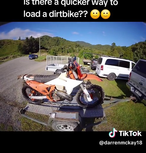 Quicker Way to Load a Dirtbike? KTM EXC Loading Tips