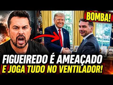 🚨TRUMP MEETS FLÁVIO… AND PAULO FIGUEIREDO REVEALS THE “THREAT”!