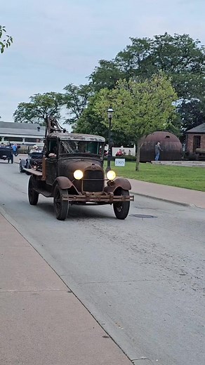 145K views · 3.6K reactions | Ford Model A Tow Truck Wrecker Antique Unrestored Drive By Engine Sound Old Car Festival 2023 | Casey Faitel | Facebook