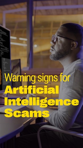 43K views · 193 reactions | Artificial intelligence is transforming our world — but it’s also fueling a rise in AI-based fraud. Scammers now use tools like generative AI and machine learning to create fake messages, videos, and emails that feel personal and real. Learn how to avoid AI scams and protect yourself — full blog here: https://bit.ly/3JteAQh #BeFraudSmart #AIFraud | Western Union | Facebook