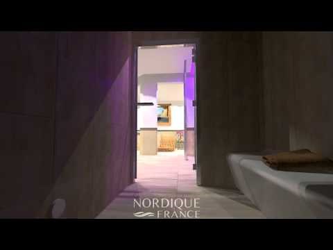 Projet 3D - Installation sauna, hammam, douche expérience et spa pro